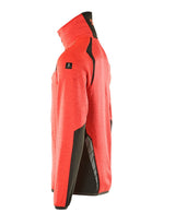 Mascot Accelerate Safe Fleecejacke – rot/dunkelanthrazit