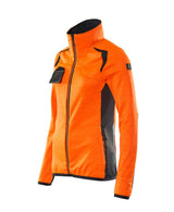 Mascot Damen Accelerate Safe Fleecejacke – orange/schwarzblau