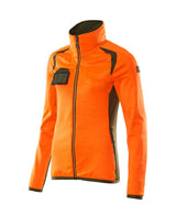 Mascot Damen Accelerate Safe Fleecejacke – orange/moosgrün