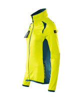 Mascot Damen Accelerate Safe Fleecejacke – gelb/dunkelpetroleum