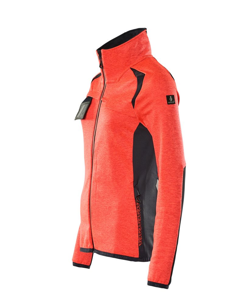 Mascot Damen Accelerate Safe Fleecejacke – rot/schwarzblau
