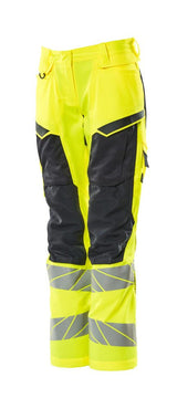 Mascot Damen Kl.2 Accelerate Safe Warnsch Bundhose – gelb/schwarzblau