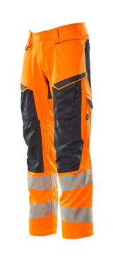 Mascot Accelerate Safe Warnschutz Bundhose Kl.2 – orange/schwarzblau