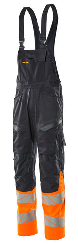 Mascot Accelerate Safe Warnschutz Latzhose Kl.1 – schwarzblau/orange