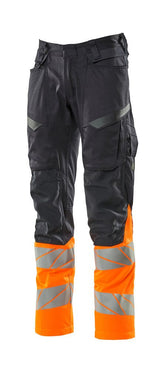 Mascot Accelerate Safe Warnschutz Bundhose Kl.1 19679-236 – schwarzblau/orange