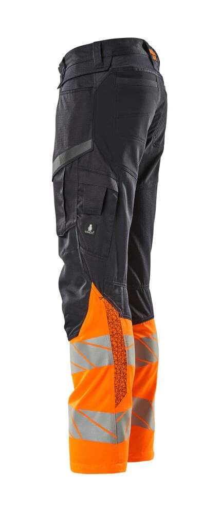 Mascot Accelerate Safe Warnschutz Bundhose Kl.1 19679-236 – schwarzblau/orange