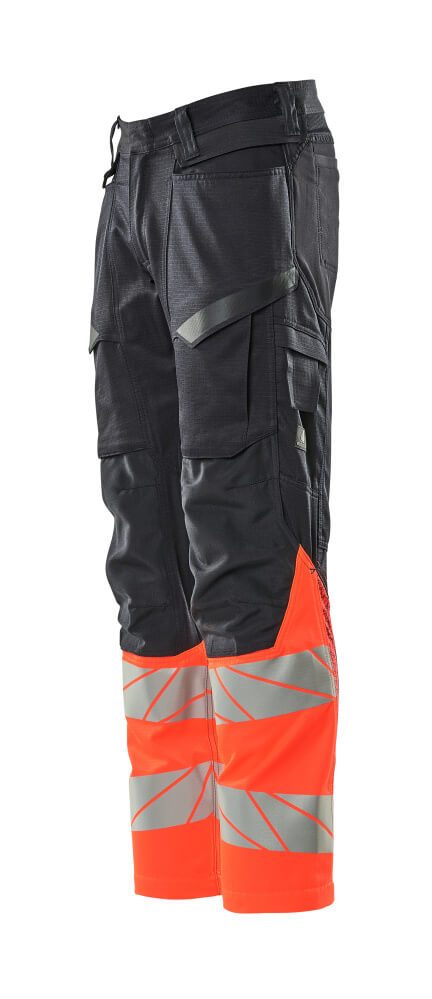Mascot Accelerate Safe Warnschutz Bundhose Kl.1 19679-236 – schwarzblau/rot