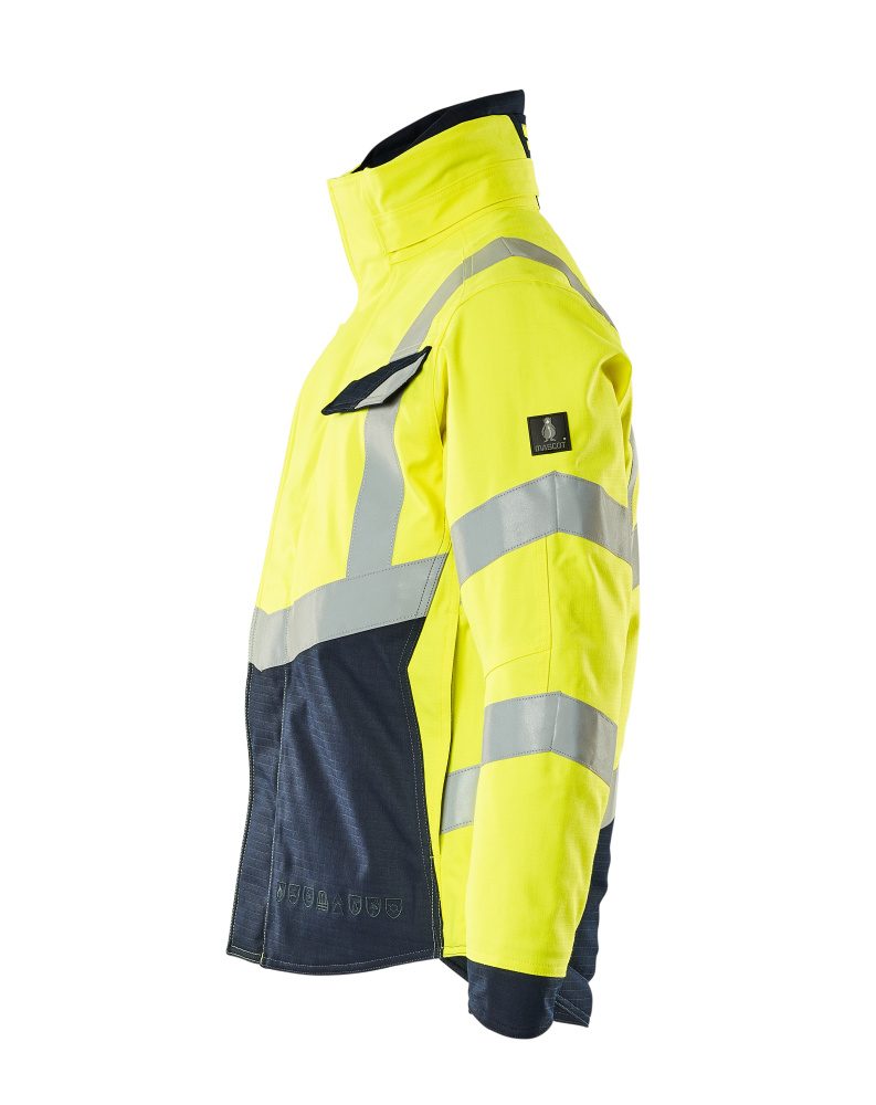 Mascot Multisafe Multinorm Pilotenjacke – gelb/schwarzblau