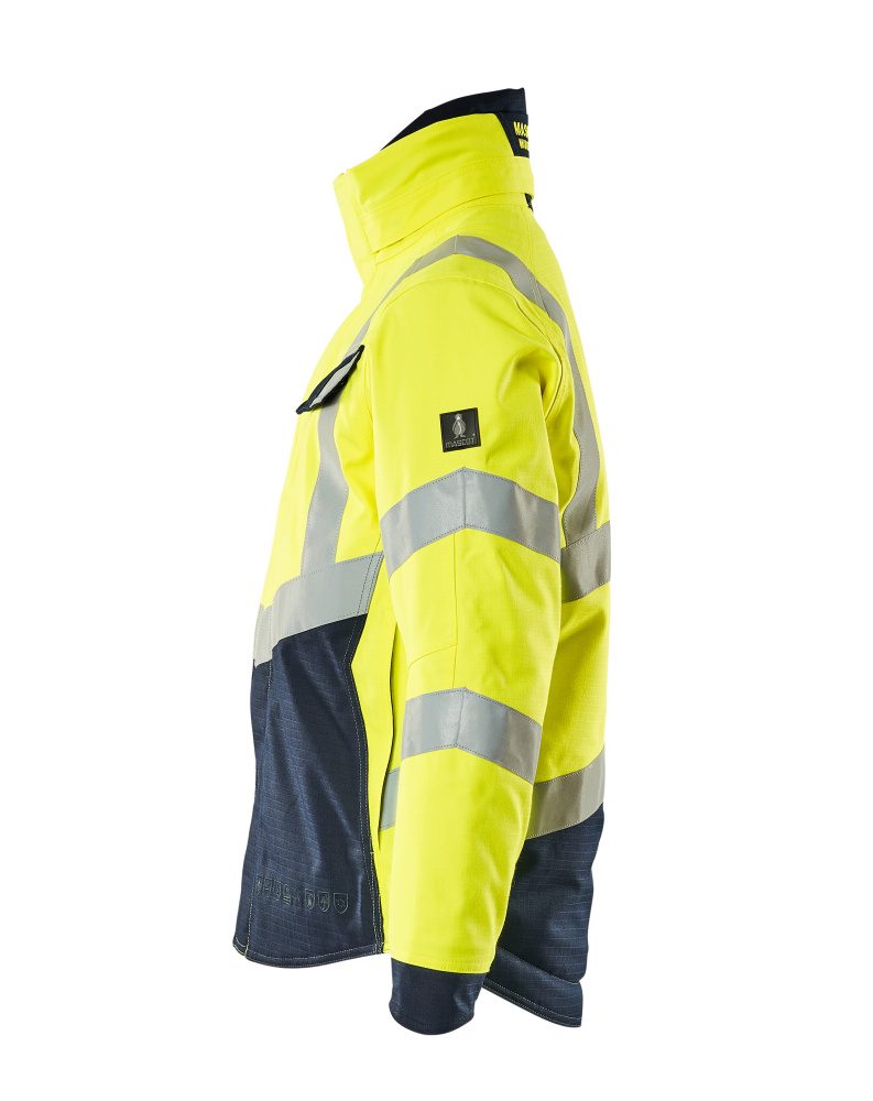Mascot Multisafe Multinorm Pilotenjacke – gelb/schwarzblau