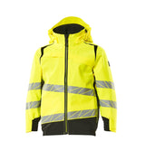 Mascot Accelerate Safe Kinder HiVis Hardshelljacke – gelb/schwarz