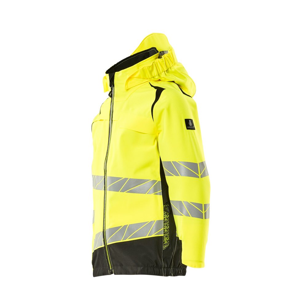 Mascot Accelerate Safe Kinder HiVis Hardshelljacke – gelb/schwarz