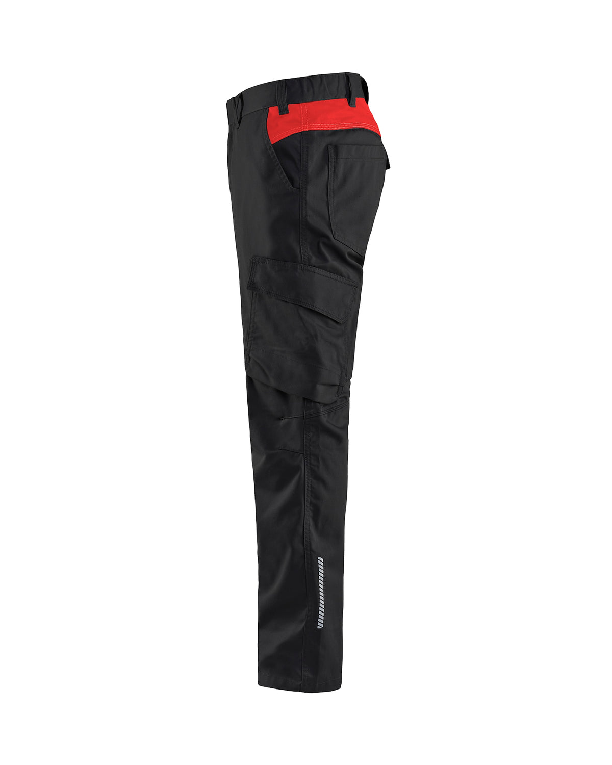 Blåkläder 1444 Industrie Stretch Bundhose – schwarz/rot