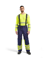 Blåkläder 1877 Warnschutz Regenhose – marine/gelb