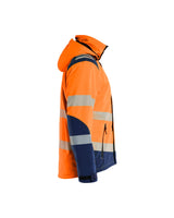 Blåkläder 4400 Blakläd Warnschutz Shoftshell Winterjacke – orange/marine