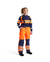 Blåkläder 1875 Warnschutz Winterhose – orange/marine
