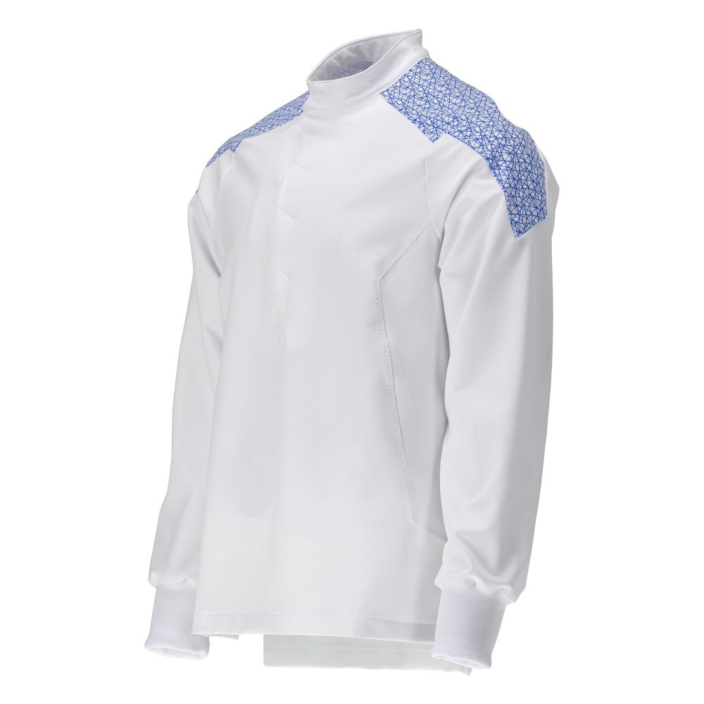 Mascot 20052-511 Food&Care Stretch Schlupfjacke – weiß/azurblau
