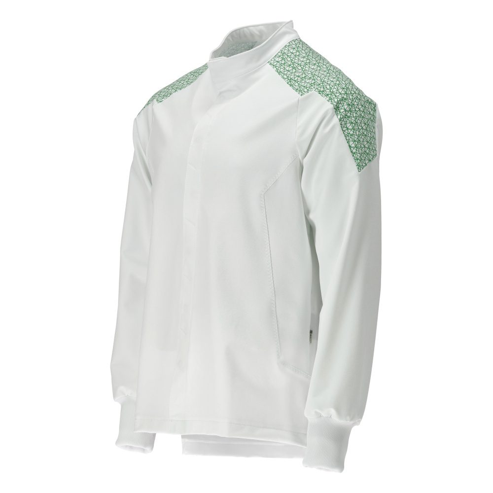 Mascot 20054-511 Food & Care Stretch Bundjacke – weiß/grasgrün