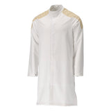 Mascot 20154-511 Food&Care Stretch Arbeitsmantel – weiß/currygelb