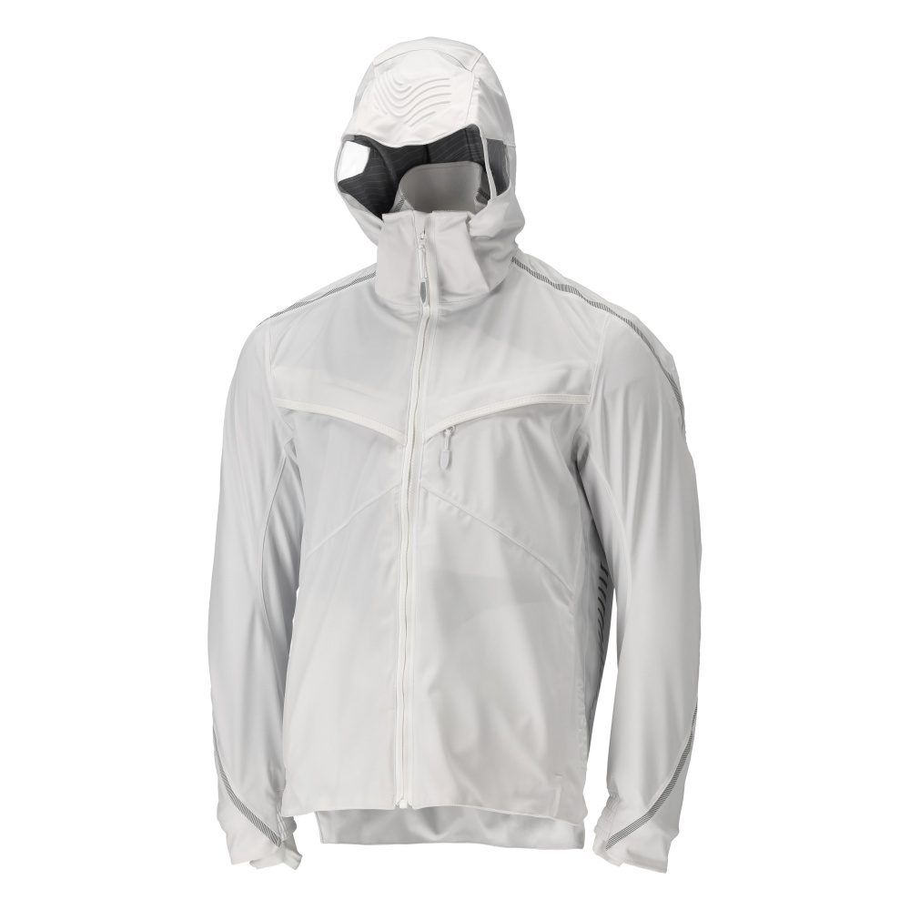 Mascot 22001-657 Customized Hardshell-Regenjacke – weiß