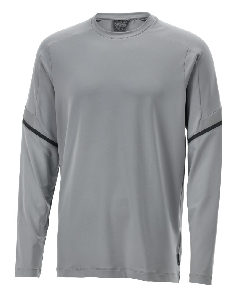 Mascot 22281-461 Customized Langarmshirt – silbergrau