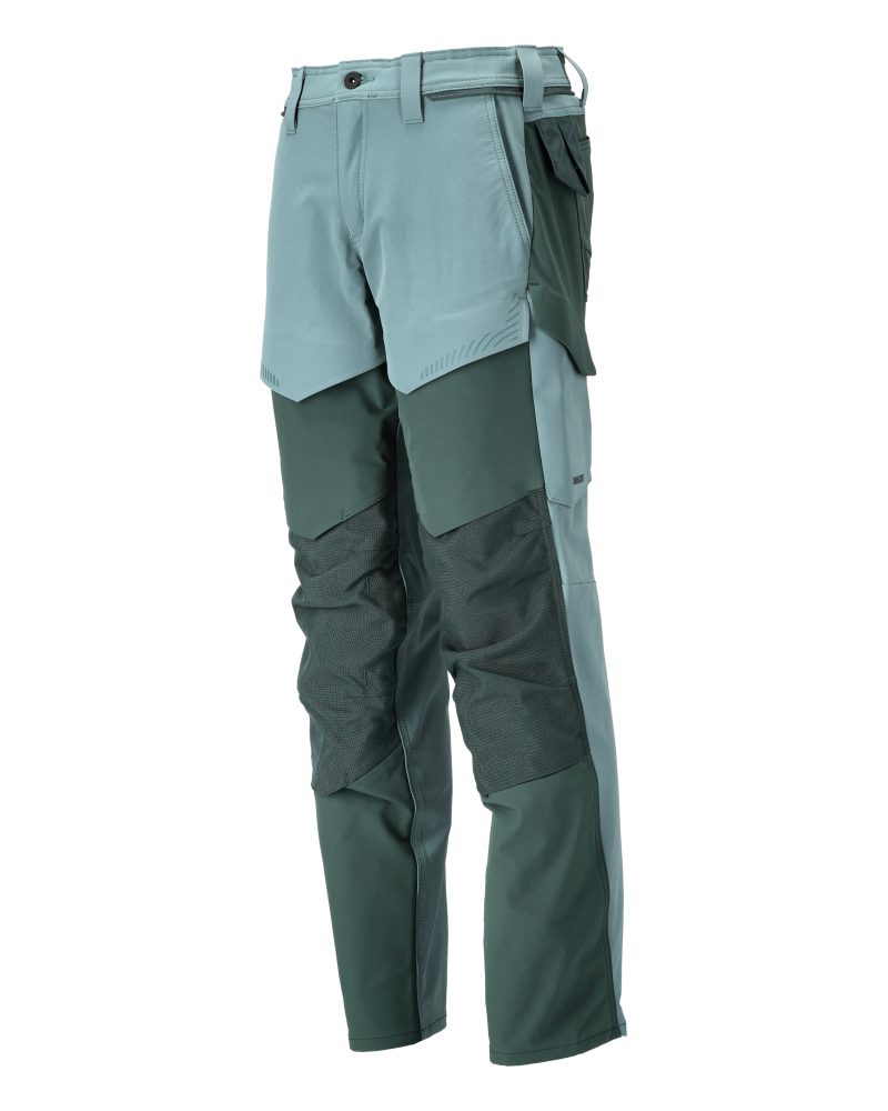 Mascot 22379-311 Customized Stretch Bundhose – hell-waldgrün/waldgrün