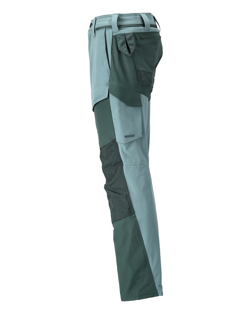 Mascot 22379-311 Customized Stretch Bundhose – hell-waldgrün/waldgrün