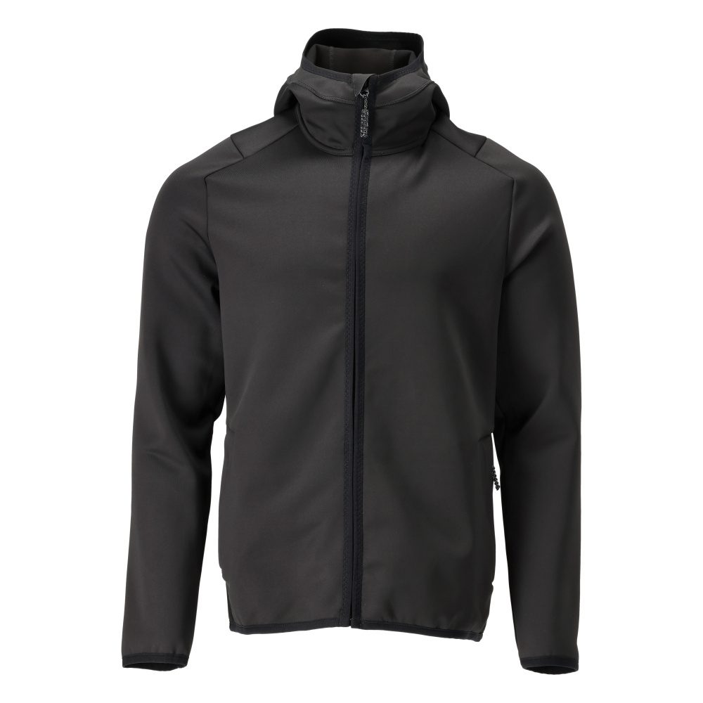 Mascot 22586-608 Customized Kapuzen-Fleecejacke – schwarz