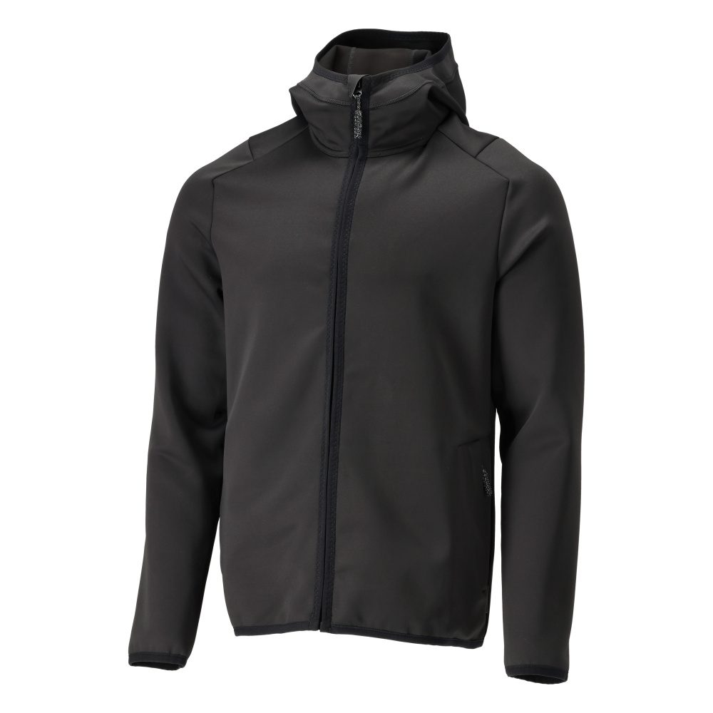 Mascot 22586-608 Customized Kapuzen-Fleecejacke – schwarz