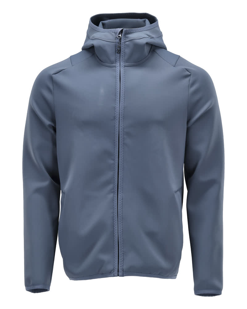 Mascot 22586-608 Customized Kapuzen-Fleecejacke – steinblau