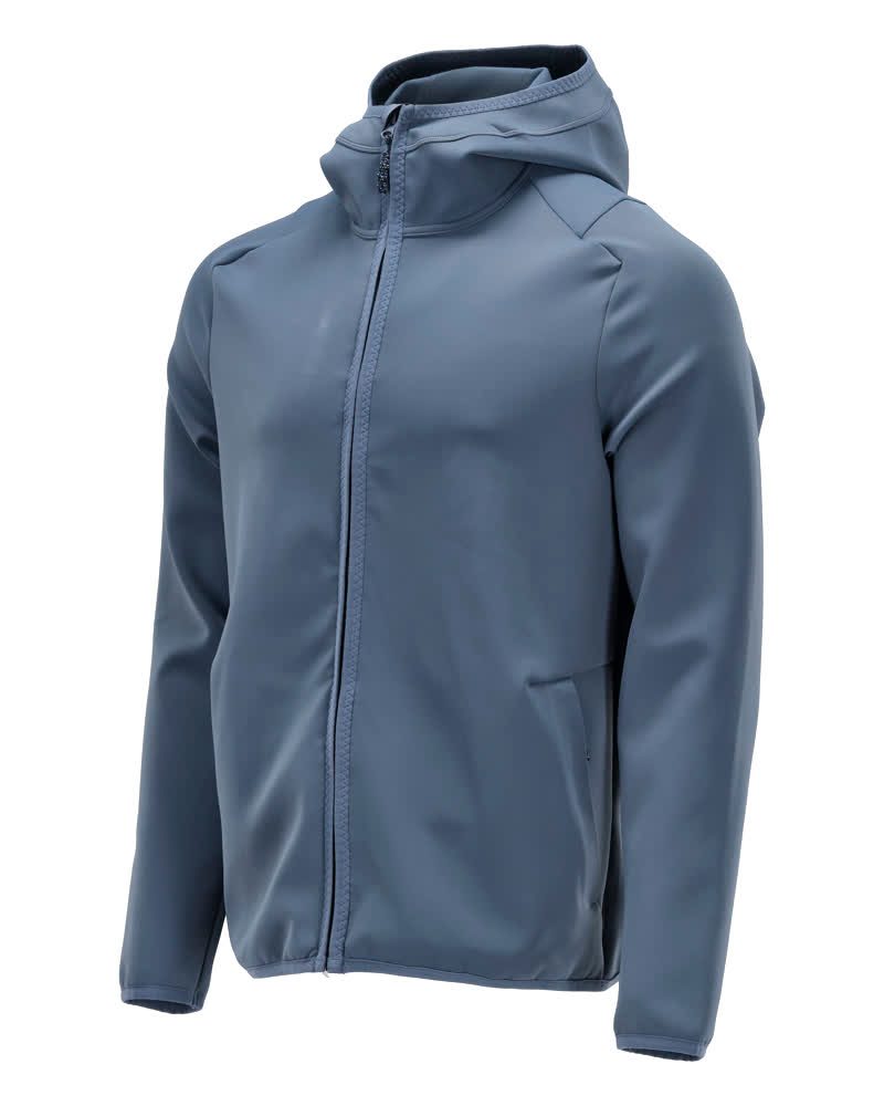 Mascot 22586-608 Customized Kapuzen-Fleecejacke – steinblau