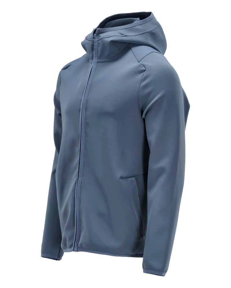 Mascot 22586-608 Customized Kapuzen-Fleecejacke – steinblau