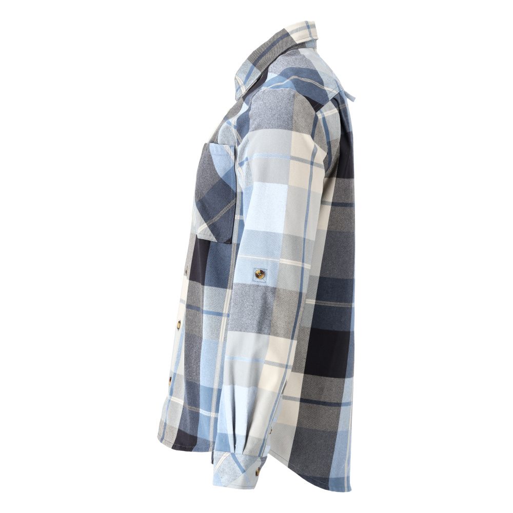 Mascot 22904-446 Customized Flanellhemd – schwarzblau-kariert
