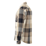 Mascot 22904-446 Customized Flanellhemd – dunkel-sandbeige-kariert