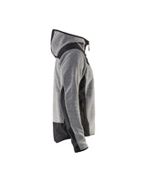 Blåkläder 5940 Strickjacke – grau-melange/schwarz