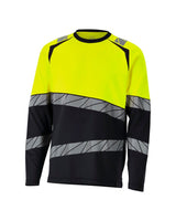Mascot Accelerate Safe Warnschutz-Langarmshirt – schwarz/leuchtgelb