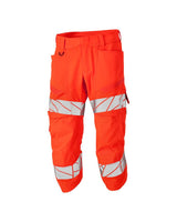 Mascot Ac Safe Warnschutz-Dreiviertel-Stretchhose – hi-vis rot