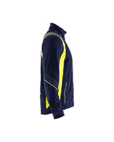 Blåkläder 4993 Microfleece-Jacke – marine/gelb