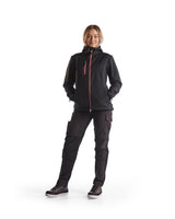 Blåkläder Damen 7195 Stretch Servicehose – schwarz/rot