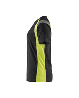 Blåkläder Damen 3402 T-Shirt – schwarz/gelb