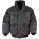 Terratrend Pilotenjacke grau/orange - workXperts