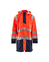 Blåkläder 4324 Level 1 Warnschutz Regenmantel – orange/marine