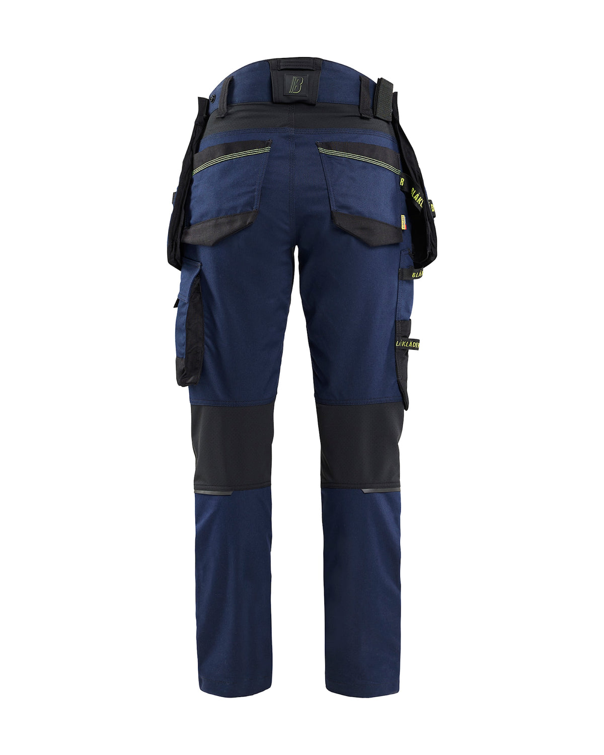 Blåkläder Damen Stretch 7170 Arbeitshose – dunkelmarine/gelb