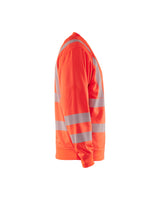 Blåkläder 3562 Warnschutz Sweatshirt Kl. 3 – rot