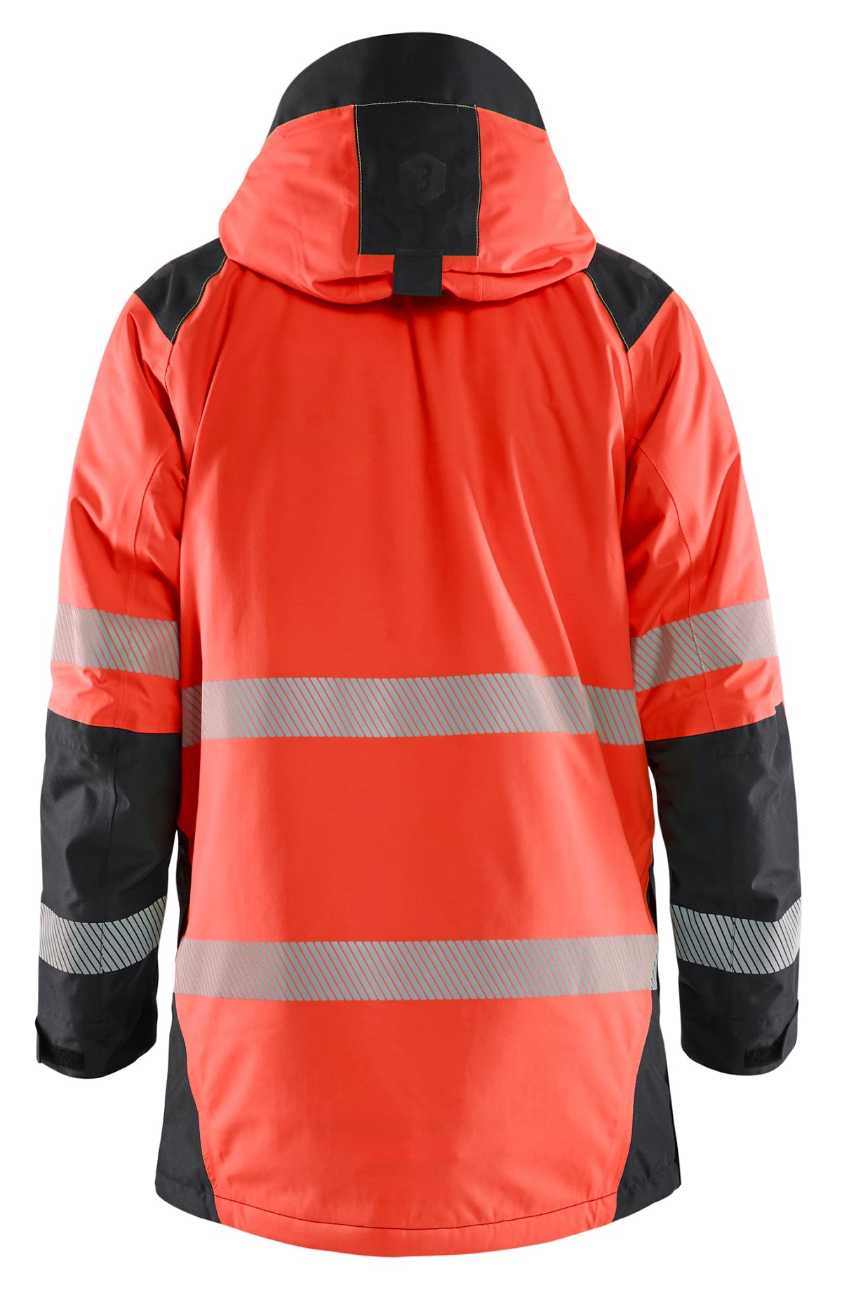Blåkläder 4457 Warnschutz Winterparka Kl. 3 – rot/schwarz