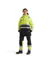 Blåkläder Damen 4472 Warnschutz Winterparka – gelb/schwarz