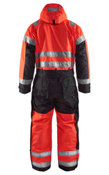 Blåkläder 6763 Warnschutz Winteroverall – rot/schwarz