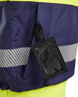 Blåkläder 4435 Warnschutz Regenjacke Kl. 3 – gelb/marine