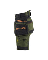 Blåkläder Damen 7175 Arbeitsshorts Striker – waldgrün/rost