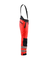 Blåkläder 1875 Warnschutz Winterhose – rot/schwarz
