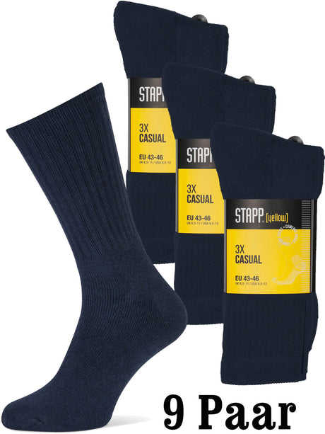 Stapp Yellow Casual 6 x 3er Pack